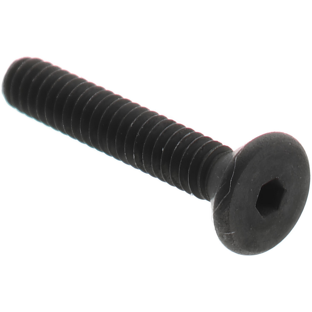 Value Collection 211004PR Flat Socket Cap Screw: #0-80 x 3/8" Long, Alloy Steel, Black Oxide Finish Image