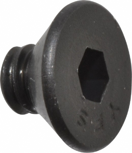 Value Collection 721108PR Flat Socket Cap Screw: #10-24 x 1/4" Long, Alloy Steel, Black Oxide Finish Image
