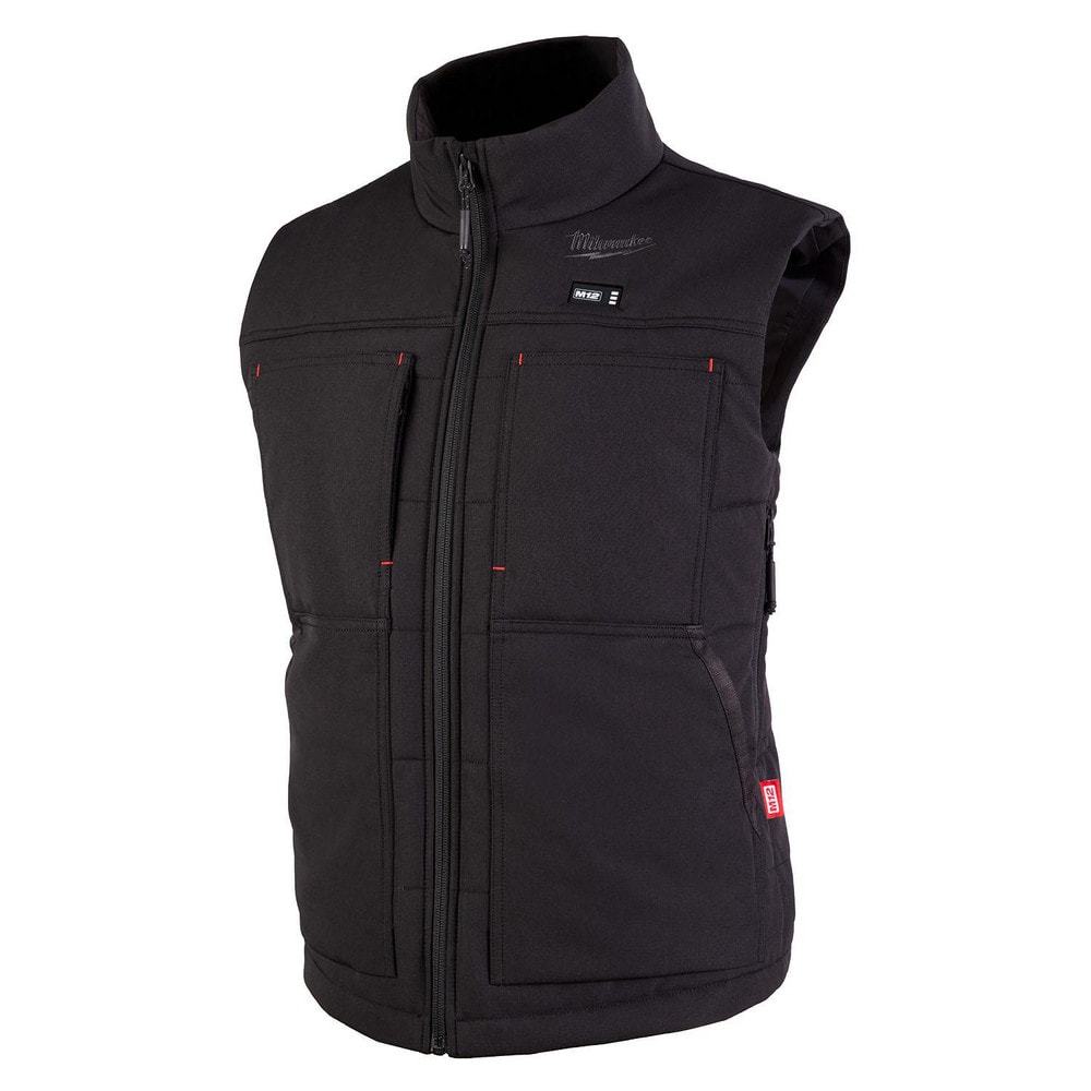 Jackets & Coats; Garment Style: Vest ; Size: Large ; Garment Type: Heated ; Gender: Women's ; Material: Polyester ; Closure Type: Zipper