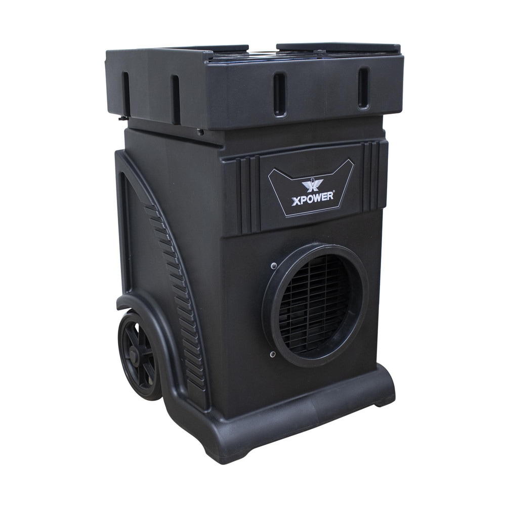 Self-Contained Electronic Air Cleaners; Cleaner Type: Air Purifier ; Air Flow: 1100CFM ; Voltage: 115 ; Sound Level: 60db(A) ; Color: Black ; Overall Depth: 22.6