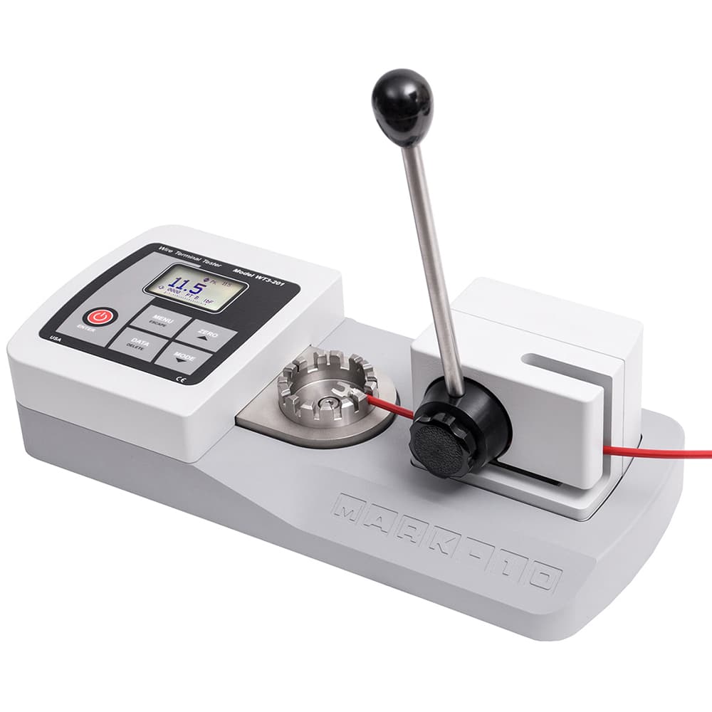 Mark-10 WT3-201 Tension & Compression Force Gage Accessories; Type: Wire Crimp Pull Tester ; Capacity (Lb.): 200.00 