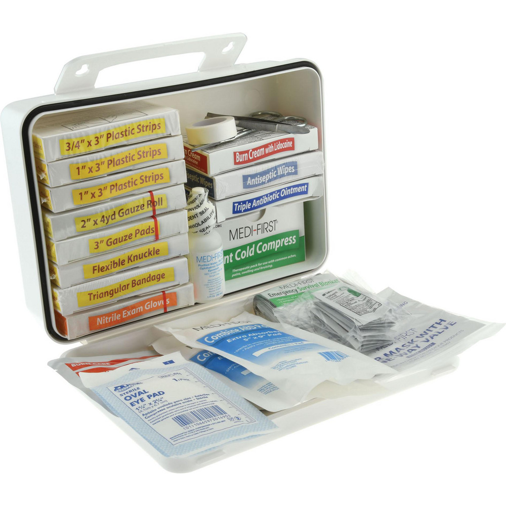 Secure First Aid Kit PRO-SAFE - 97 Pc First Aid First Aid Kit for 10: Portable, ANSI 2021 ...