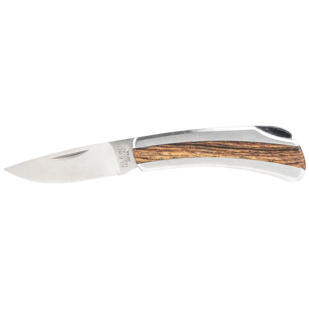 Klein Tools 44032 Compact Pocket Knife 1-5/8in. Stainless Steel Drop Point Blade