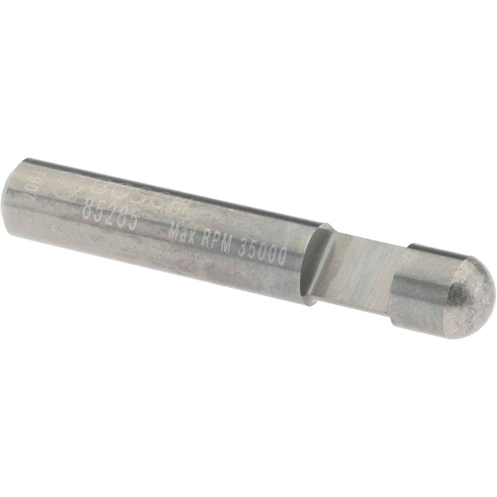 1/4" Diam, 1/4" LOC, 1 Flute Solid Carbide Edge Profile Bevel Trim Router Bit