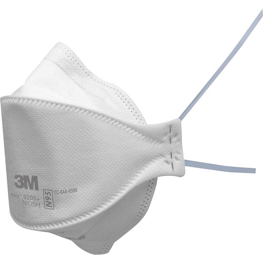 Disposable Particulate Respirator: Contains Nose Clip, White, Size Universal