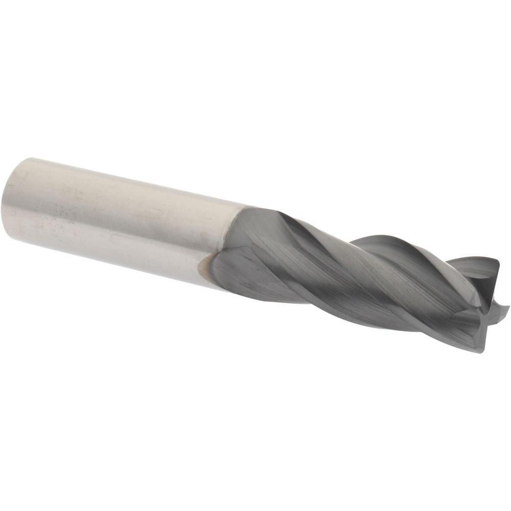 Accupro 6504382 Corner Radius End Mill: 1/2" Dia, 1-1/4" LOC, 0.03" Radius, 4 Flutes, Solid Carbide 