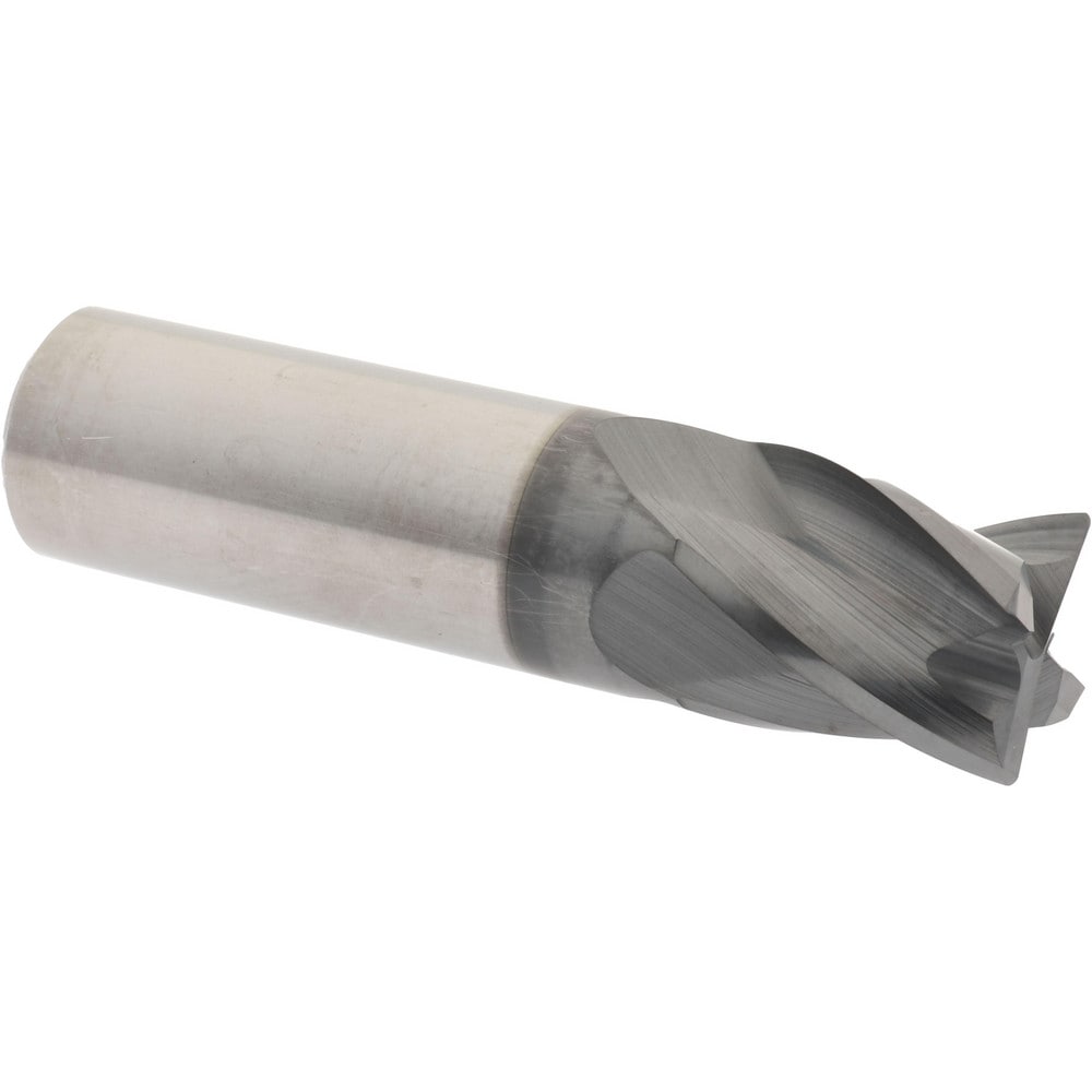 Accupro 6504404 Corner Radius End Mill: 3/4" Dia, 7/8" LOC, 0.03" Radius, 4 Flutes, Solid Carbide 