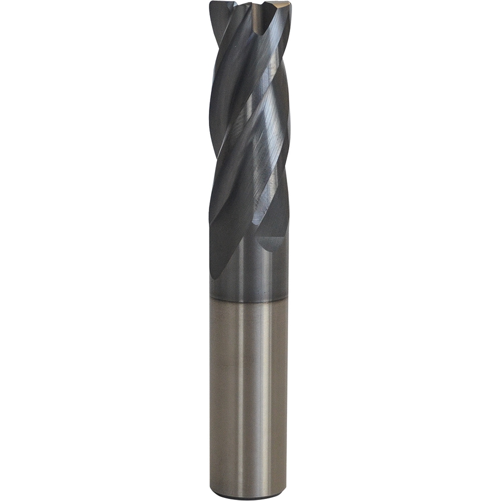 Accupro 6504414 Square End Mill: 3/4" Dia, 4 Flutes, 7/8" LOC, Solid Carbide 