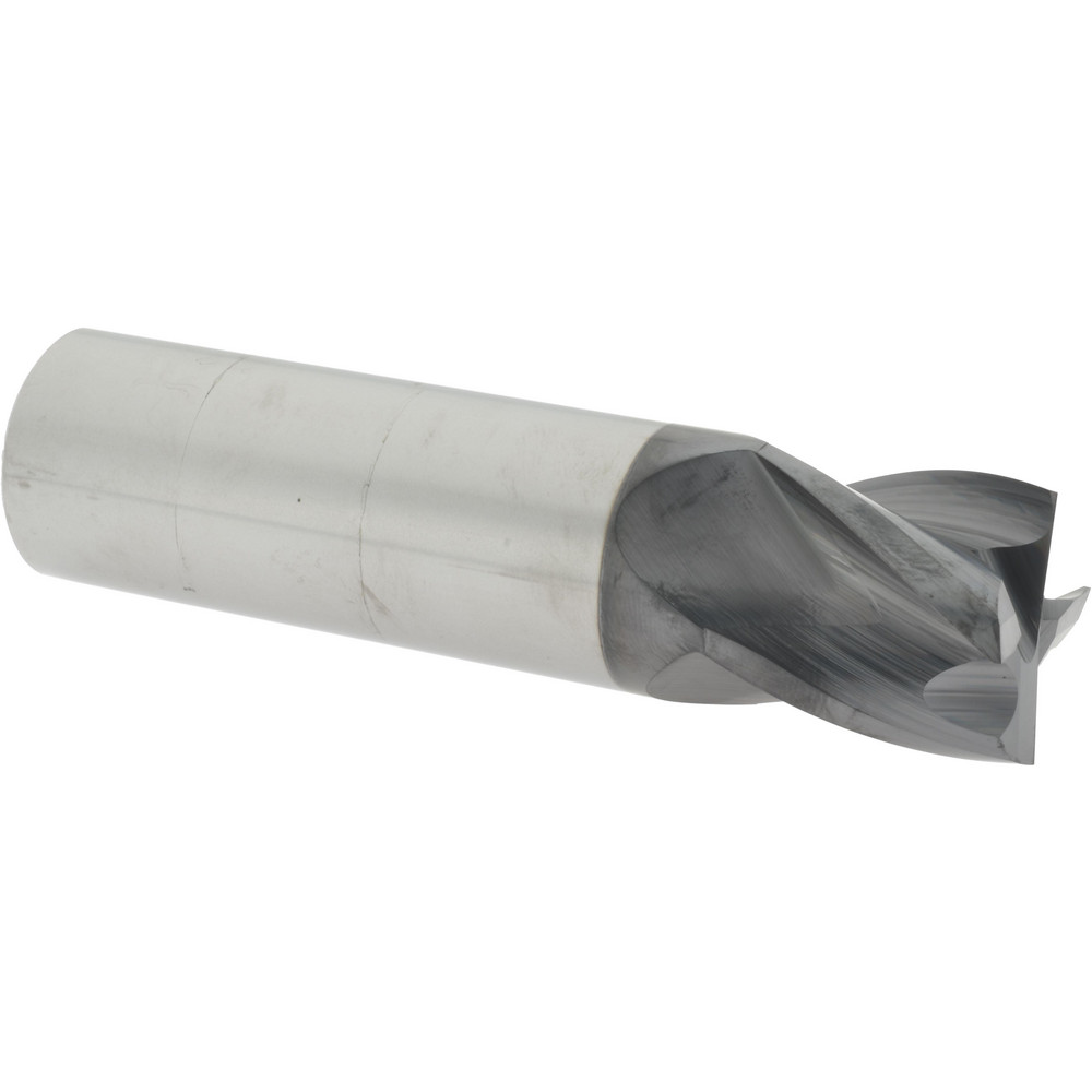 95172706 Square End Mill: 1" Dia, 1" LOC, 4 Flutes, Solid Carbide  