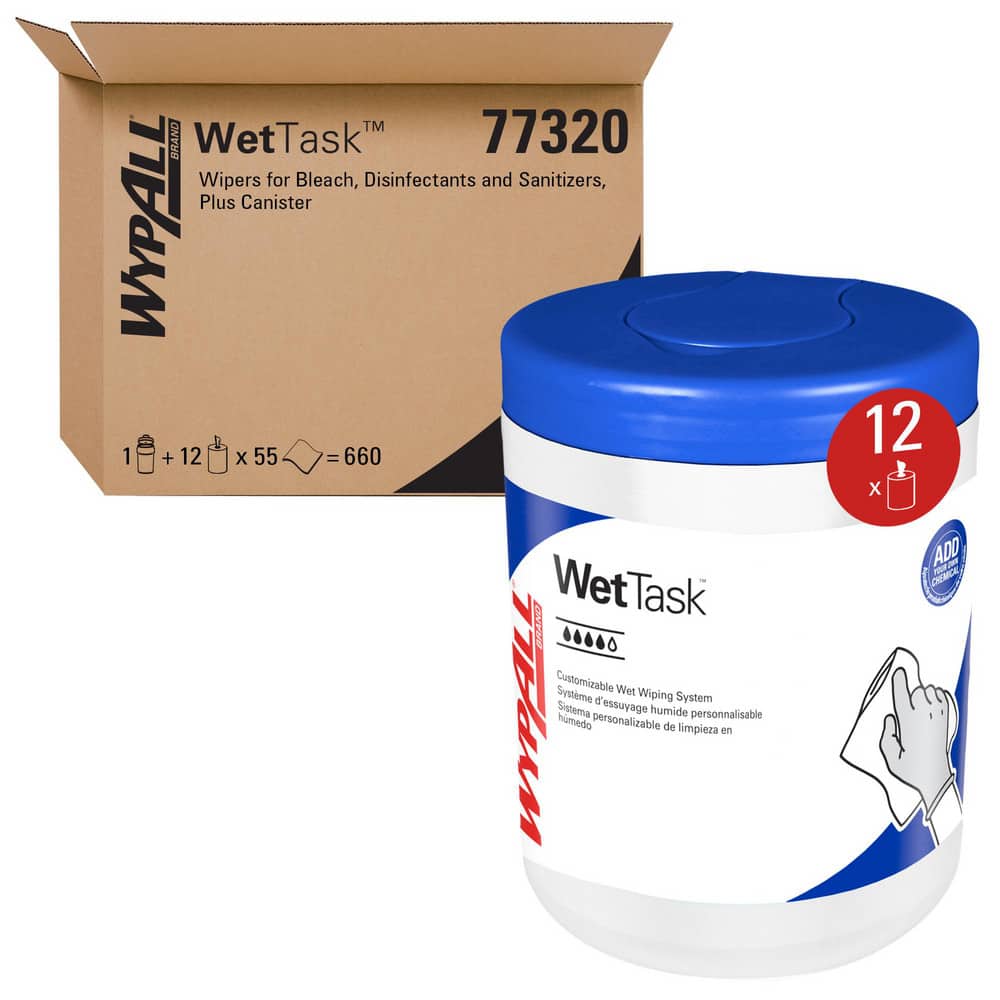 WypAll 77320 Disinfecting Wipes: Dry 