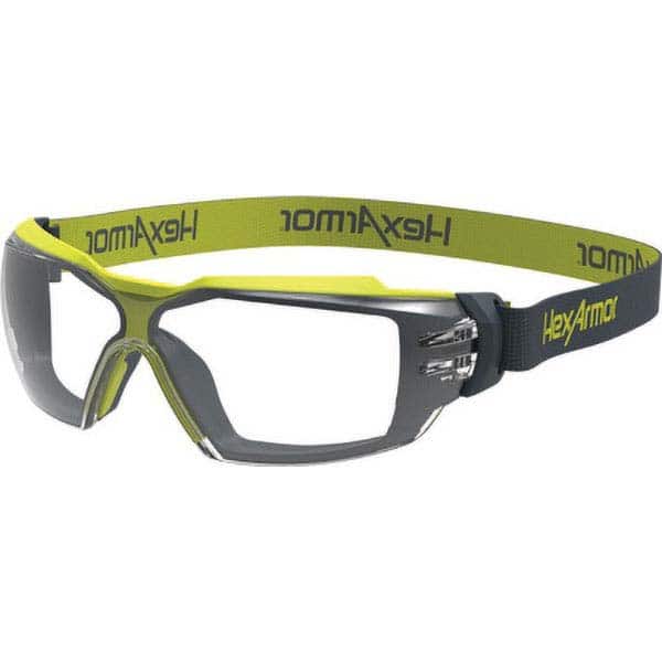 HexArmor. 11-23001-04 Safety Glass: Anti-Fog & Scratch-Resistant, Polycarbonate, Clear Lenses, Frameless, UV Protection 