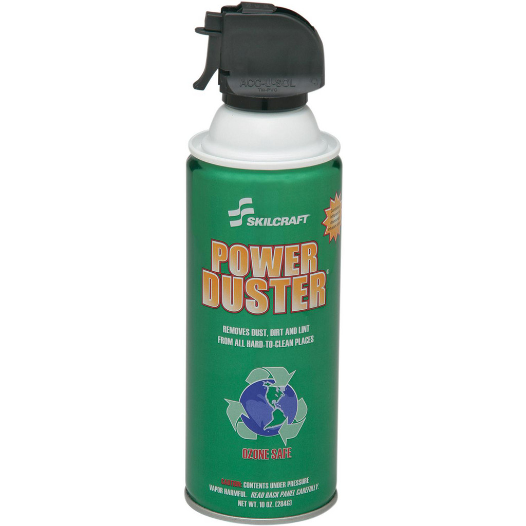 Blow Off - Office Machine Supplies: Canned Air Duster, Clear | MSC Direct