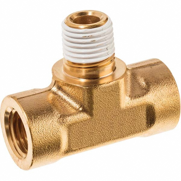 thumbnail image 2 of Zoro Select G-MTW-7510 1" X 3/4" FNPT X MNPT Brass 3-Way Ball Valve 2 of 6