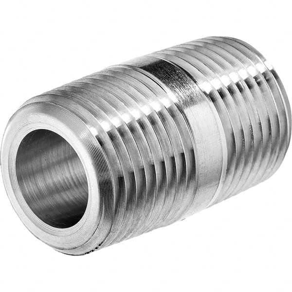 1/2" 316 Stainless Steel Pipe Nipple