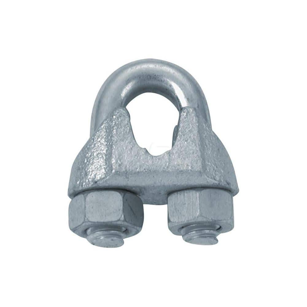 Campbell - Wire Rope Clip, Thimble Clip & Thimble: 5/16″ Rope Dia, Steel -  01169960 - MSC Industrial Supply