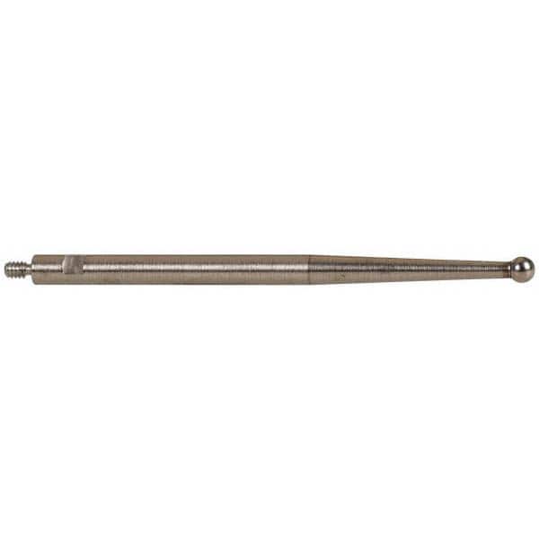TESA Brown & Sharpe 599-7036-80 Test Indicator Ball Contact Point: 2 mm Ball Dia, 36.51 mm Contact Point Length, Steel 