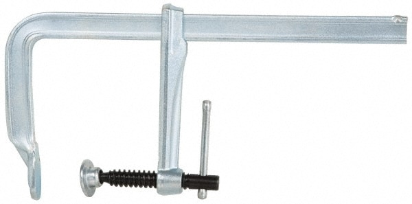 Bessey 1200-S12 Sliding Arm Bar Clamp: 12" Max Capacity, 5-1/2" Throat Depth 