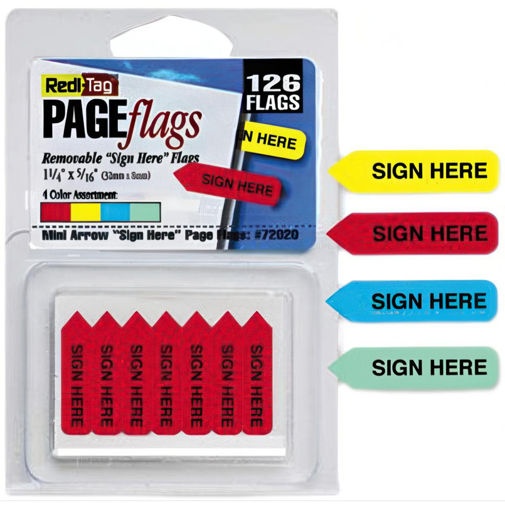 RediTag TAG SIGN REDITAG SIGN HERE MINI  Part RTG72020