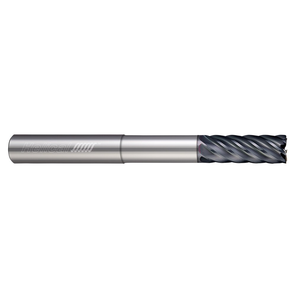 Helical Solutions - Corner Radius End Mill: 1/2" Dia, 1-1/4" LOC, 0.03