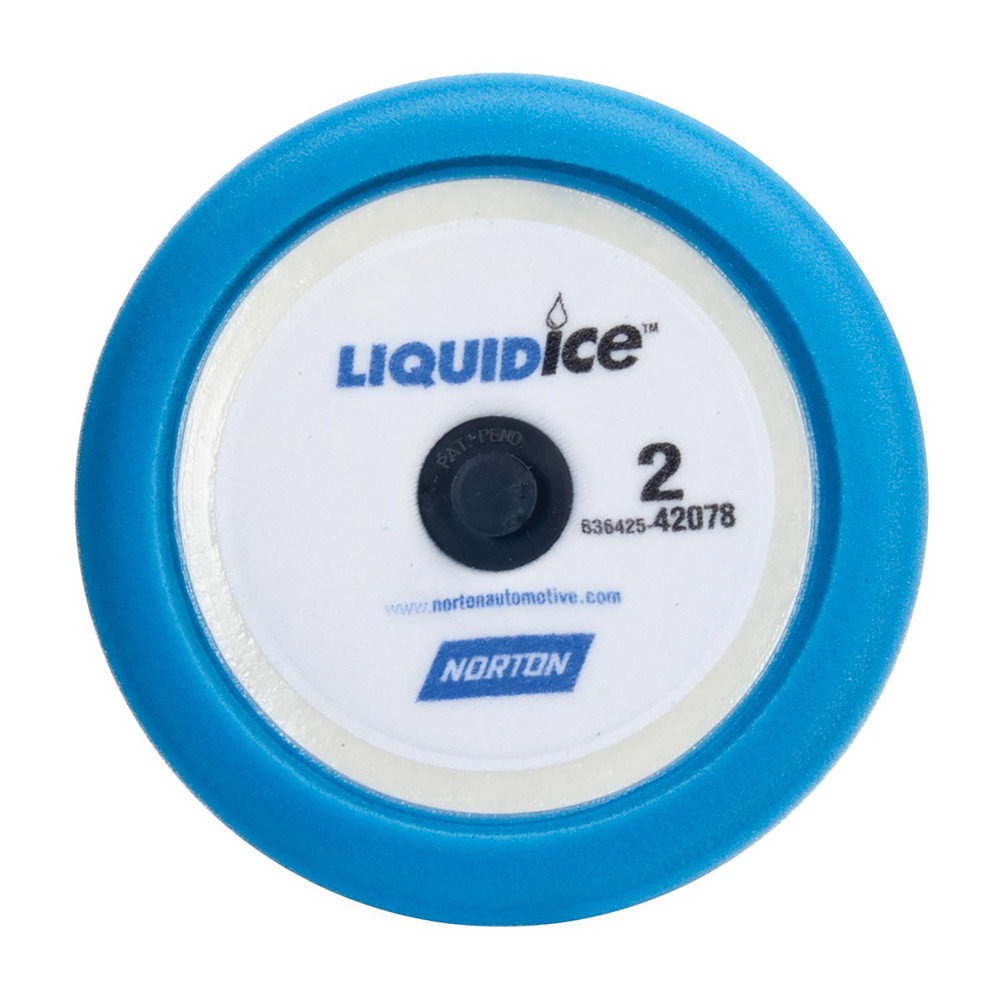 Norton 9 In. Norton Liquid Ice Blue Buffing/Polishing H&L Cutting Foam Pad Step 2 97122659