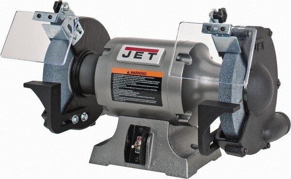 Grinder: 8" Wheel Dia, 1 hp, 115V, 1 Phase