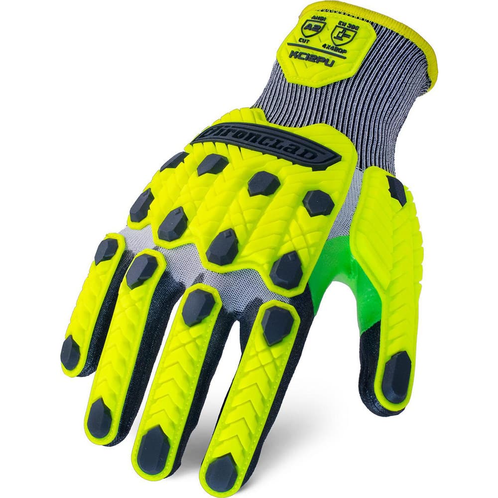 Cut-Resistant & Puncture Resistant Gloves: Size X-Large, ANSI Cut A2, ANSI Puncture 4, Polyurethane, Series KCI2PU