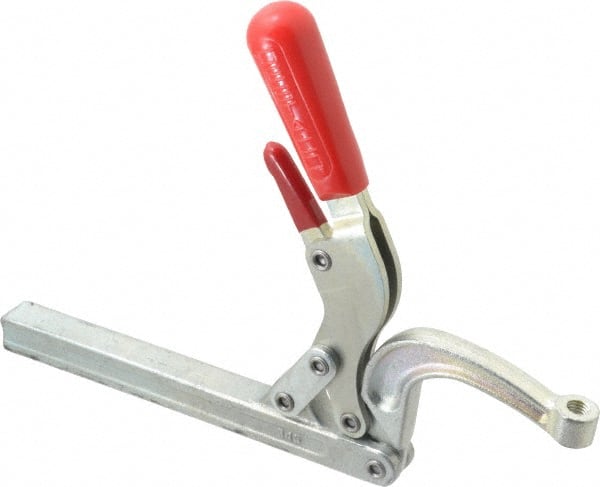 3558.58 N Load Capacity, 2.72" Throat Depth, 10.86" OAL, Carbon Steel, Hold Down Plier Clamp