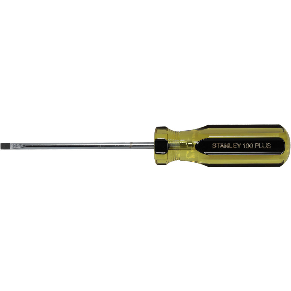 Slotted Screwdriver: 1/8" Width, 5-1/2" OAL, 3" Blade Length
