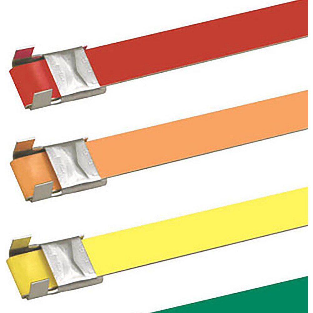 Band Clamps; Band Thickness: 0.025in ; Band Width: 0.5in ; Clamp Type: Banding ; Material: Stainless Steel ; Material Grade: 201/301