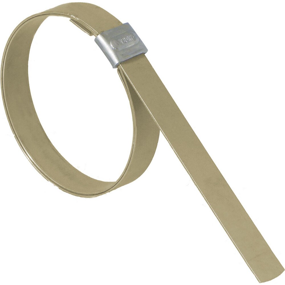 Band Clamps; Band Thickness: 0.03in ; Band Width: 0.75in ; Clamp Type: Preformed Jr Smooth ID Clamp ; Material: Galvanized Carbon Steel ; Number of Pieces: 25.000