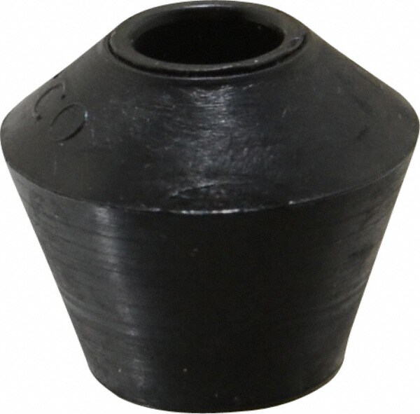 0.79" Max Diam, 5/16-18 Thread, Polyurethane, Screw On, Flat Tip, Clamp Spindle Assembly Replacement Cap