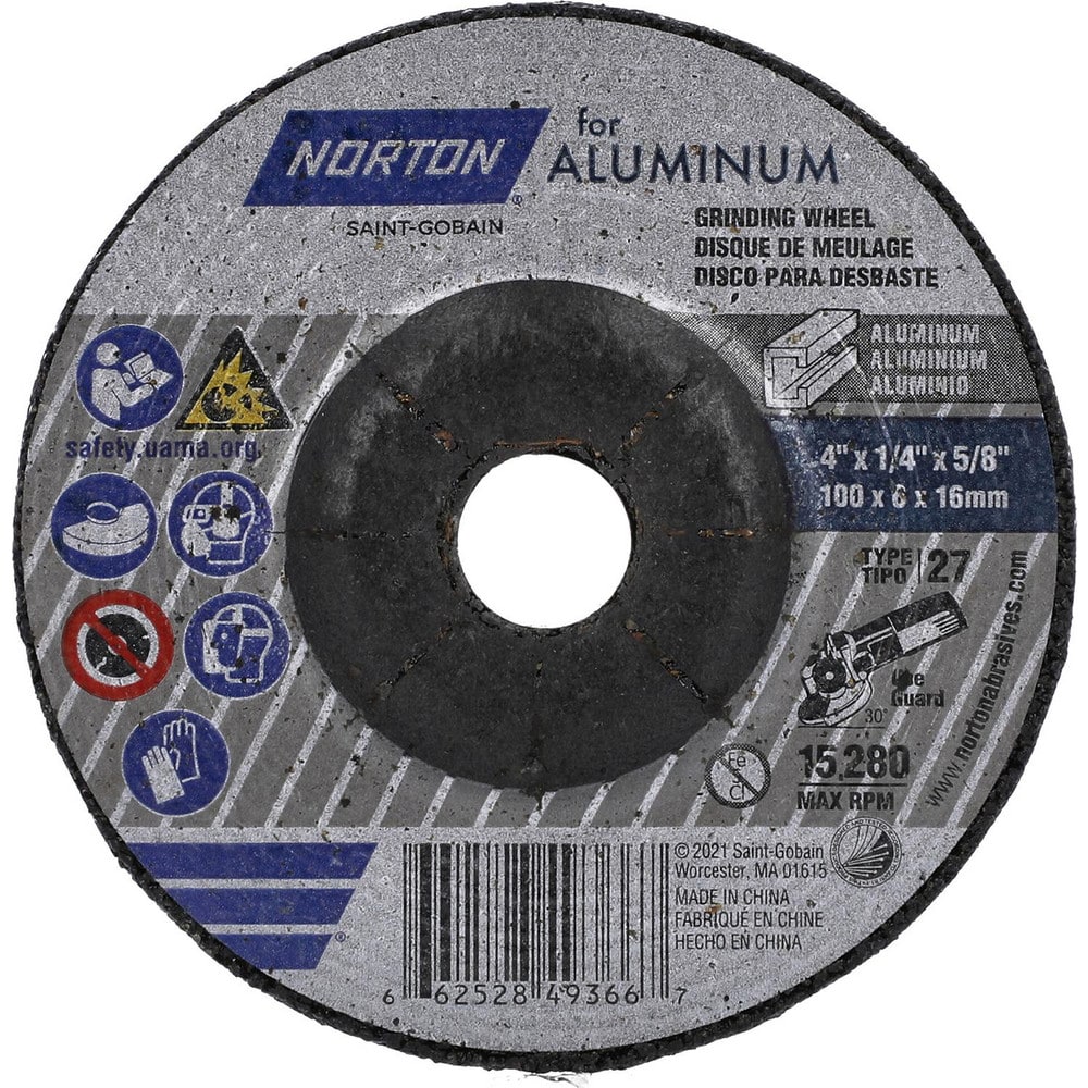 Norton Depressed Grinding Wheel Type Dia Thick