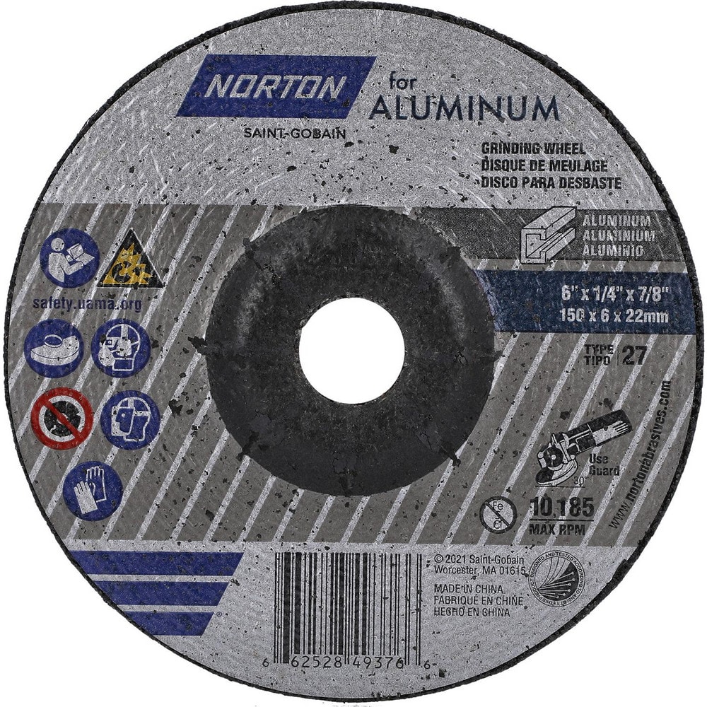 Norton Depressed Grinding Wheel Type Dia Thick