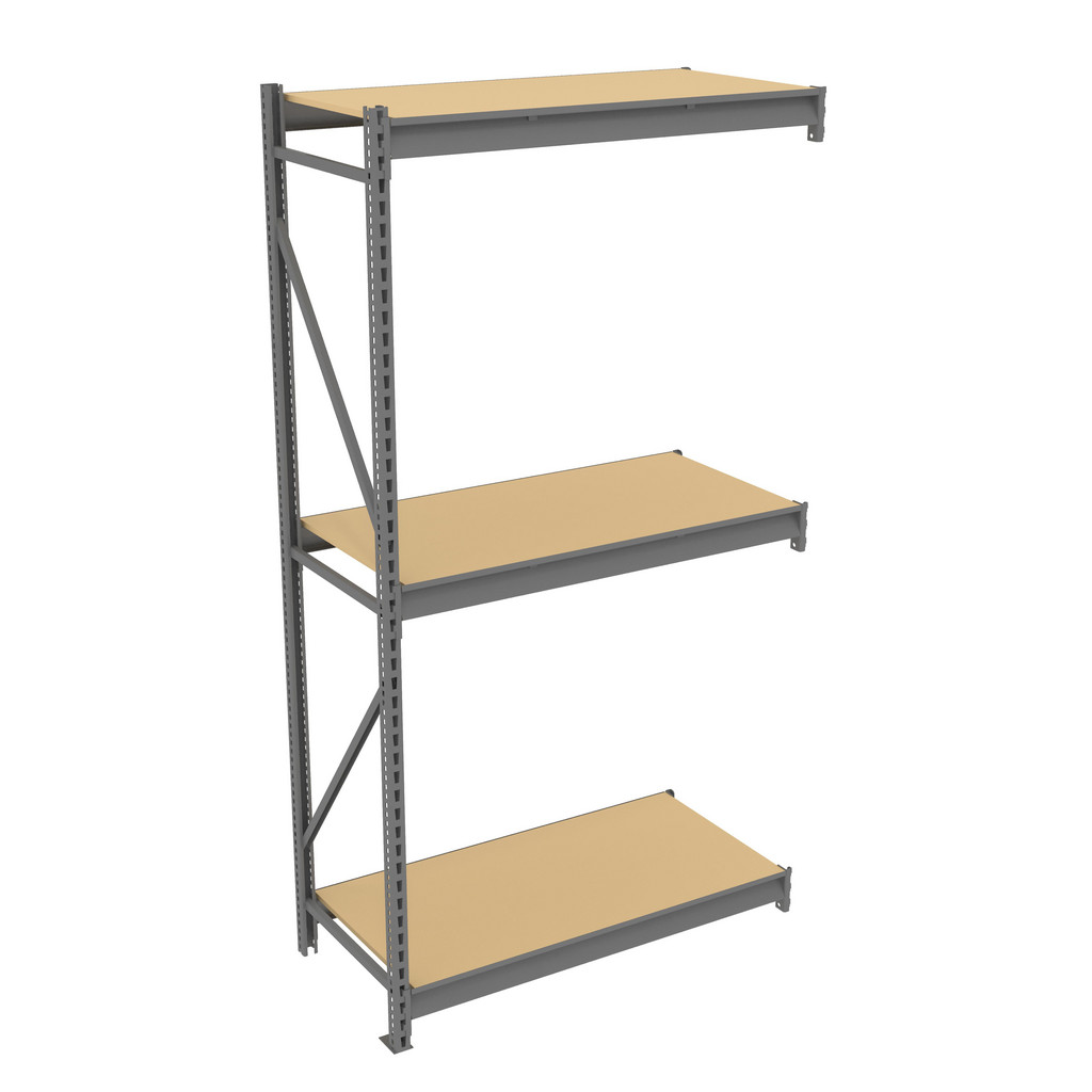 Lockable Bulk Storage Rack Tennsco - Bulk Storage Rack: 4,150 lb per Shelf, 3 Shelves | MSC Direct