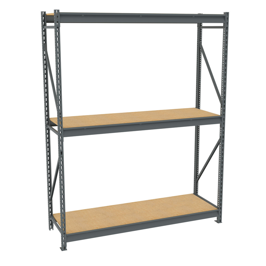 Lockable Bulk Storage Rack Tennsco - Bulk Storage Rack: 2,750 lb per Shelf, 3 Shelves | MSC Direct