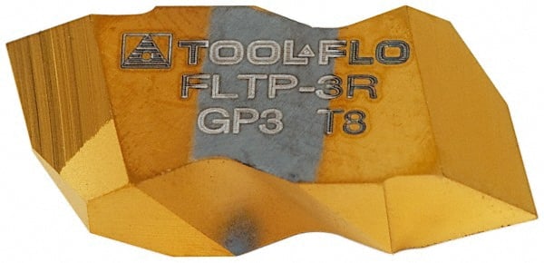 Tool-Flo 613800RJ5R Threading Insert:3 Size, FLTP Style, GP3 Grade, Micrograin Grade, Solid Carbide 