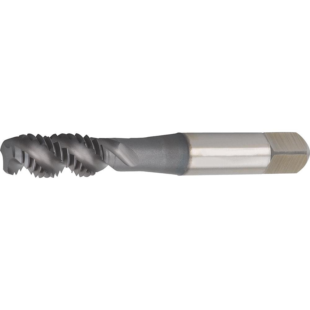 Spiral Flute Tap: 3/4-16, UNF, 4 Flute, Modified Bottoming Chamfer, 3B Class of Fit, Cobalt, Oxide Finish - 1.2200" Thread Length, 4.2500" OAL, Right Hand Flute, Right Hand Thread, H3, Series VTSFT-TC