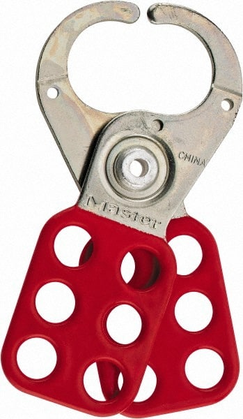 Master Lock 420 Lockout Tagout Hasp with Vinyl-Coated Handle Red FREE SHIPPING 