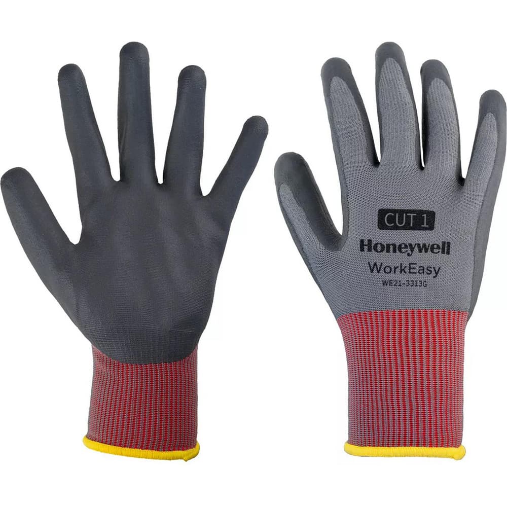 Cut & Puncture Resistant Gloves; Glove Type: Cut-Resistant ; Coating Coverage: Palm & Fingertips ; Coating Material: Polyurethane ; Primary Material: Polyester ; Gender: Unisex ; Men's Size: Small