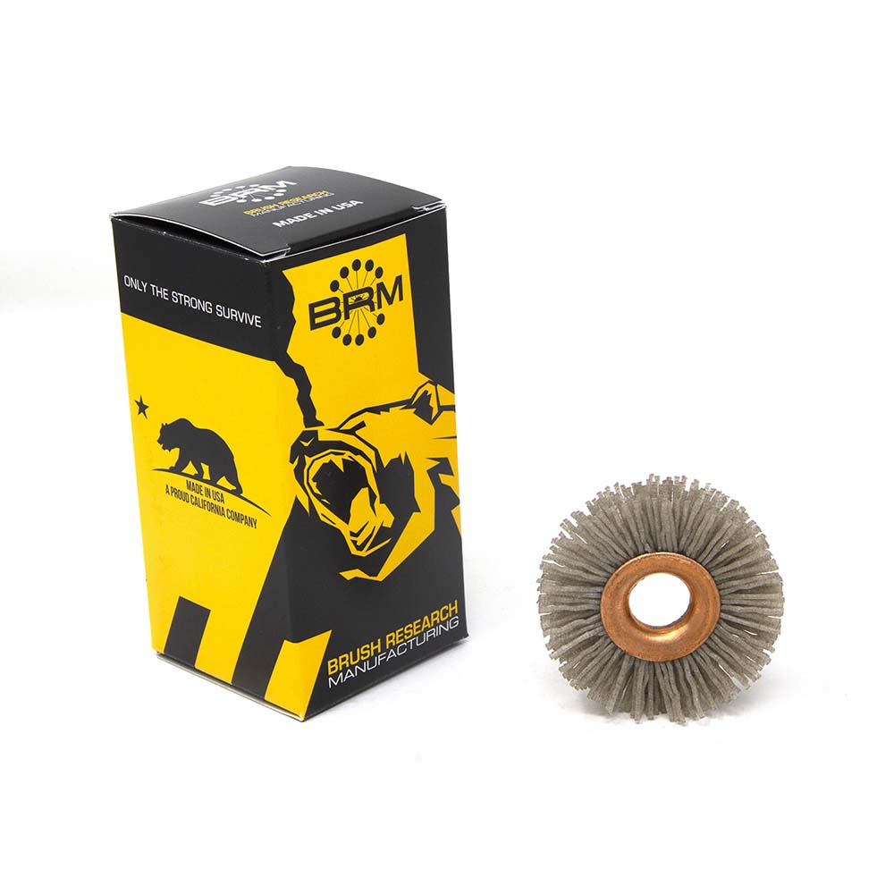 Brush Research Mfg. 21/2" OD, 1/2" Arbor Hole, Crimped Abrasive