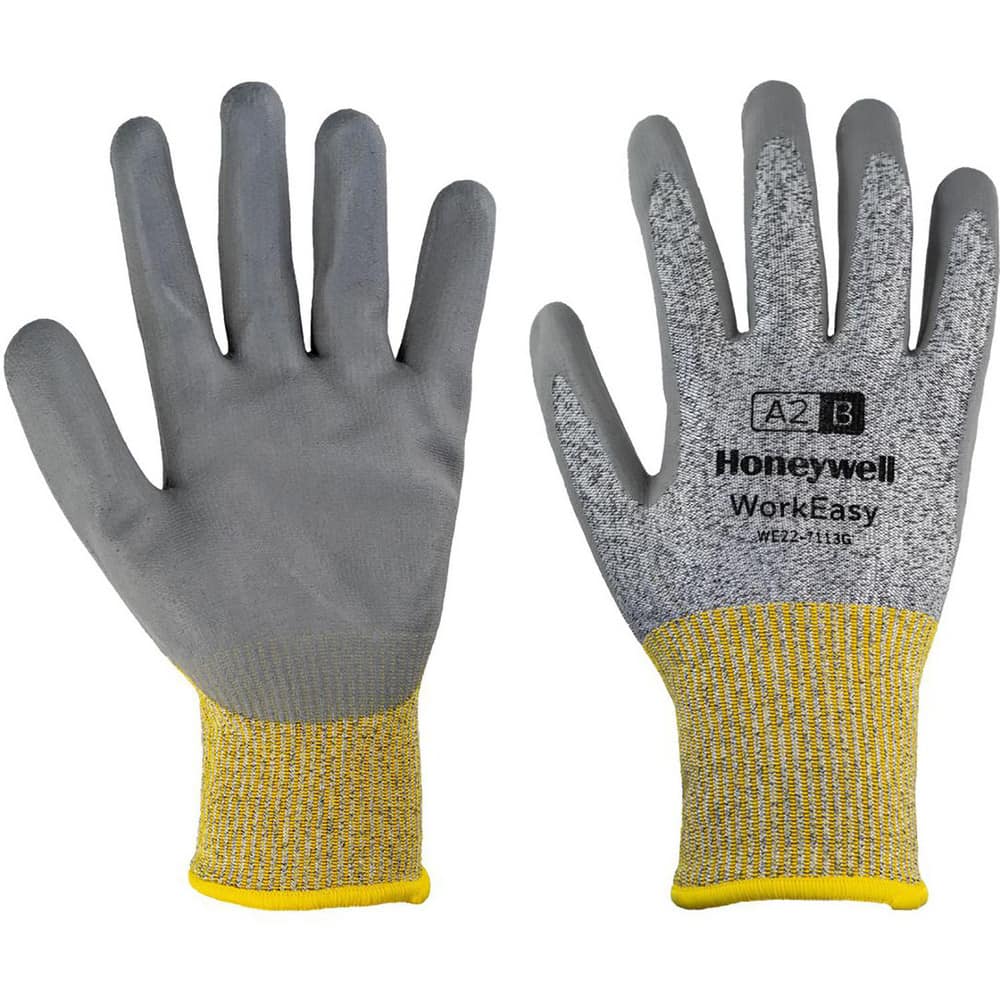 Cut & Puncture Resistant Gloves; Glove Type: Cut-Resistant ; Coating Coverage: Palm & Fingertips ; Coating Material: Polyurethane ; Primary Material: HPPE ; Gender: Unisex ; Men's Size: Medium