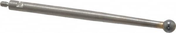 TESA Brown & Sharpe 599-7034-120 Test Indicator Ball Contact Point: 3 mm Ball Dia, 36.51 mm Contact Point Length, Carbide 