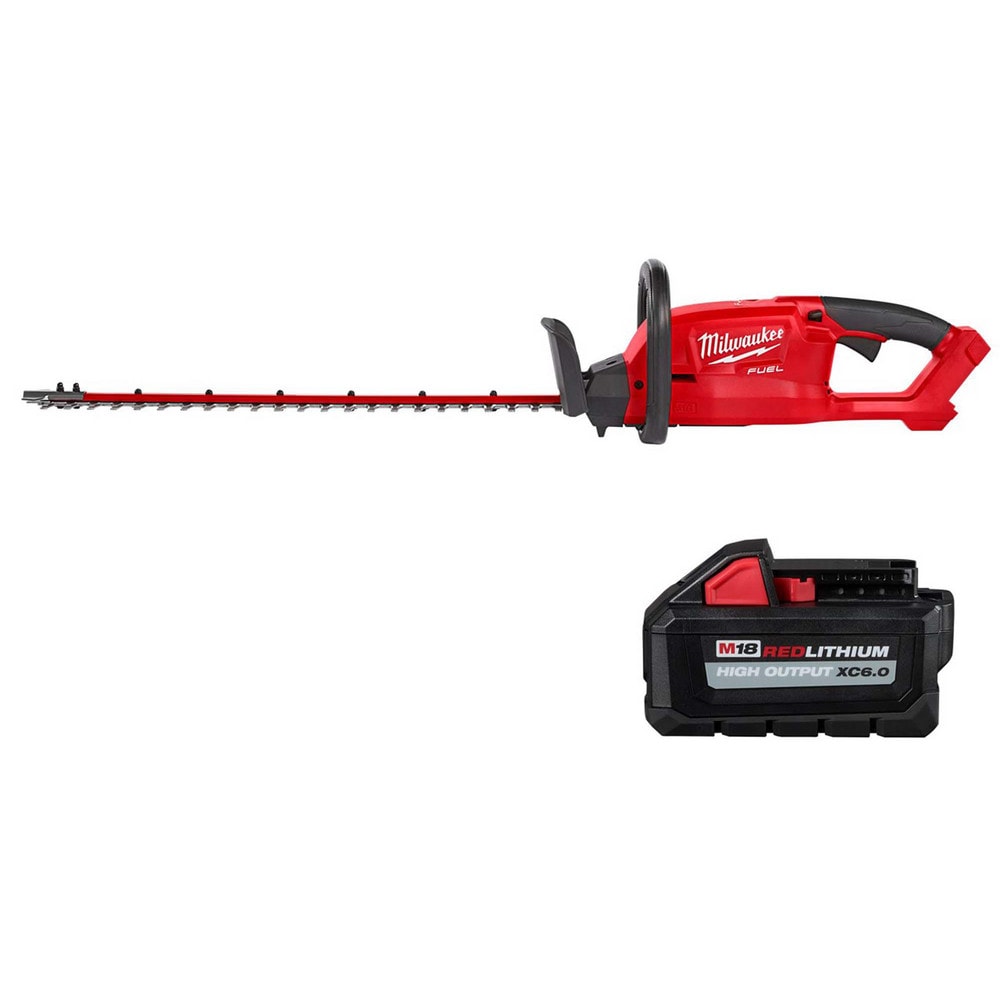 Edgers, Trimmers & Cutters; Power Type: Battery ; Blade Type: Double-Sided ; Battery Chemistry: Lithium-ion ; Batteries Included: Yes ; Includes: (1) M18 FUEL Hedge Trimmer (2726-20); M18 REDLITHIUM HIGH OUTPUT XC6.0 Battery Pack ; Self Propelled: No