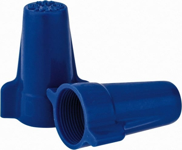 Ideal 30-554 Wing Twist-On Wire Connector: Blue, Flame-Retardant, 3 AWG 