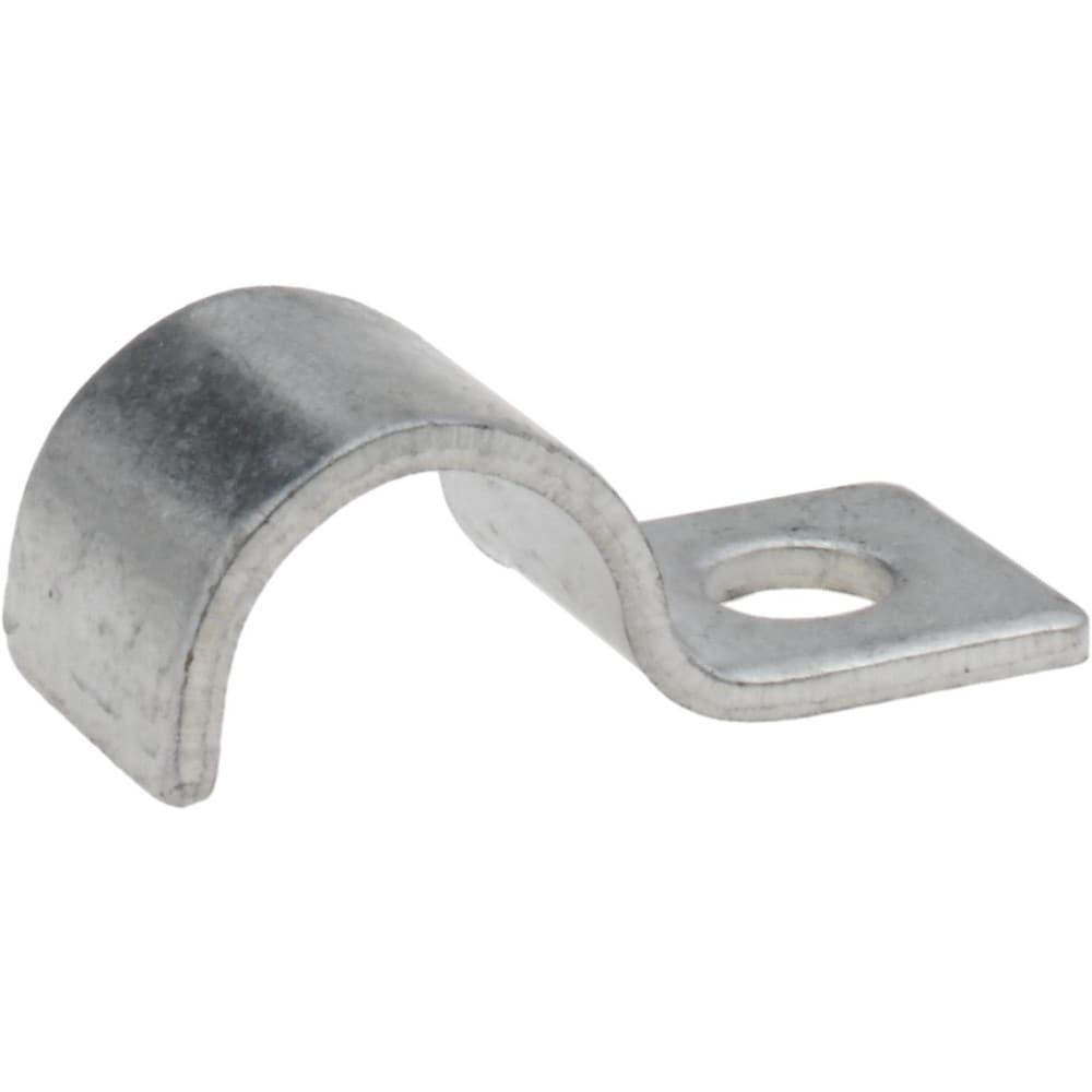 Pipe, Tube & Conduit Hold-Down Straps; Type: Pipe or Conduit Strap ; Material: Carbon Steel ; Conduit Type: All ; Finish: Electrogalvanized ; Pipe Size: 1/4 ; Finish Coating: Electrogalvanized