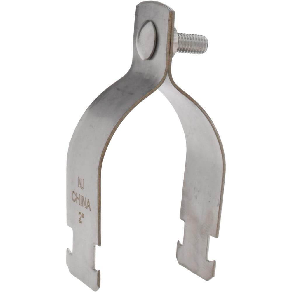 Framing Channel & Strut Mounted Clamps; Clamp Type: Pipe Clamp ; Material: Stainless Steel ; Pipe Size: 2 ; Color: Silver ; Finish Coating: Natural ; UNSPSC Code: 25172007