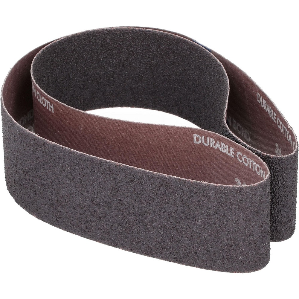 Abrasive Belt: 2-1/2" Wide, 48" OAL, 36 Grit, Aluminum Oxide