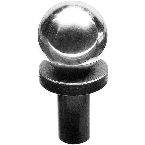 TE-CO 11070 Shoulder Tooling Ball: Inspection, 1/8" Ball Dia, 0.1255" Shank Dia, Press-Fit 