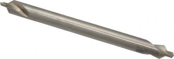 Combo Drill & Countersink: #4, 5/16" Body Dia, 118°, High Speed Steel