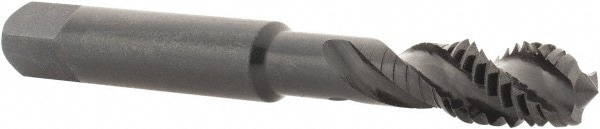 Emuge AU503200.5010 Spiral Flute Tap: 5/16-18, UNC, 3 Flute, Modified Bottoming, 2B Class of Fit, Cobalt, Oxide Finish Image